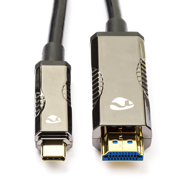 USB C naar HDMI kabel Nedis 10 meter 4K 60Hz Metaal Verguld